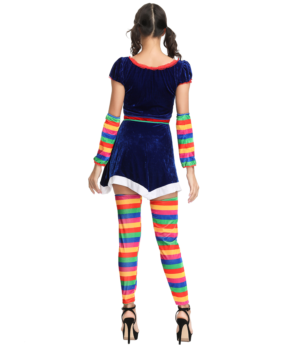 F1909 sexy clown costume for women